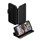 CARE by PanzerGlass Samsung Galaxy A27 Kotelo Wallet Kickstand Musta