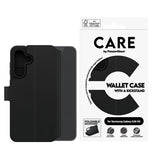 CARE by PanzerGlass Samsung Galaxy A36 Kotelo Wallet Kickstand Musta