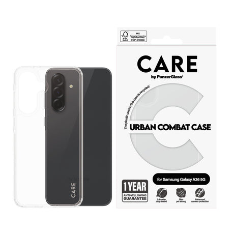 CARE by PanzerGlass Samsung Galaxy A36 Kuori Urban Combat Kirkas