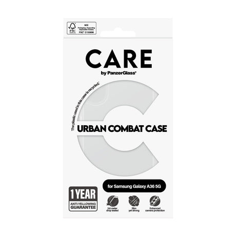 CARE by PanzerGlass Samsung Galaxy A36 Kuori Urban Combat Kirkas