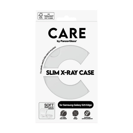 CARE by PanzerGlass Samsung Galaxy S25 Edge Kuori X-Ray Kirkas