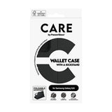 CARE by PanzerGlass Samsung Galaxy S25 Kotelo Wallet Kickstand Musta