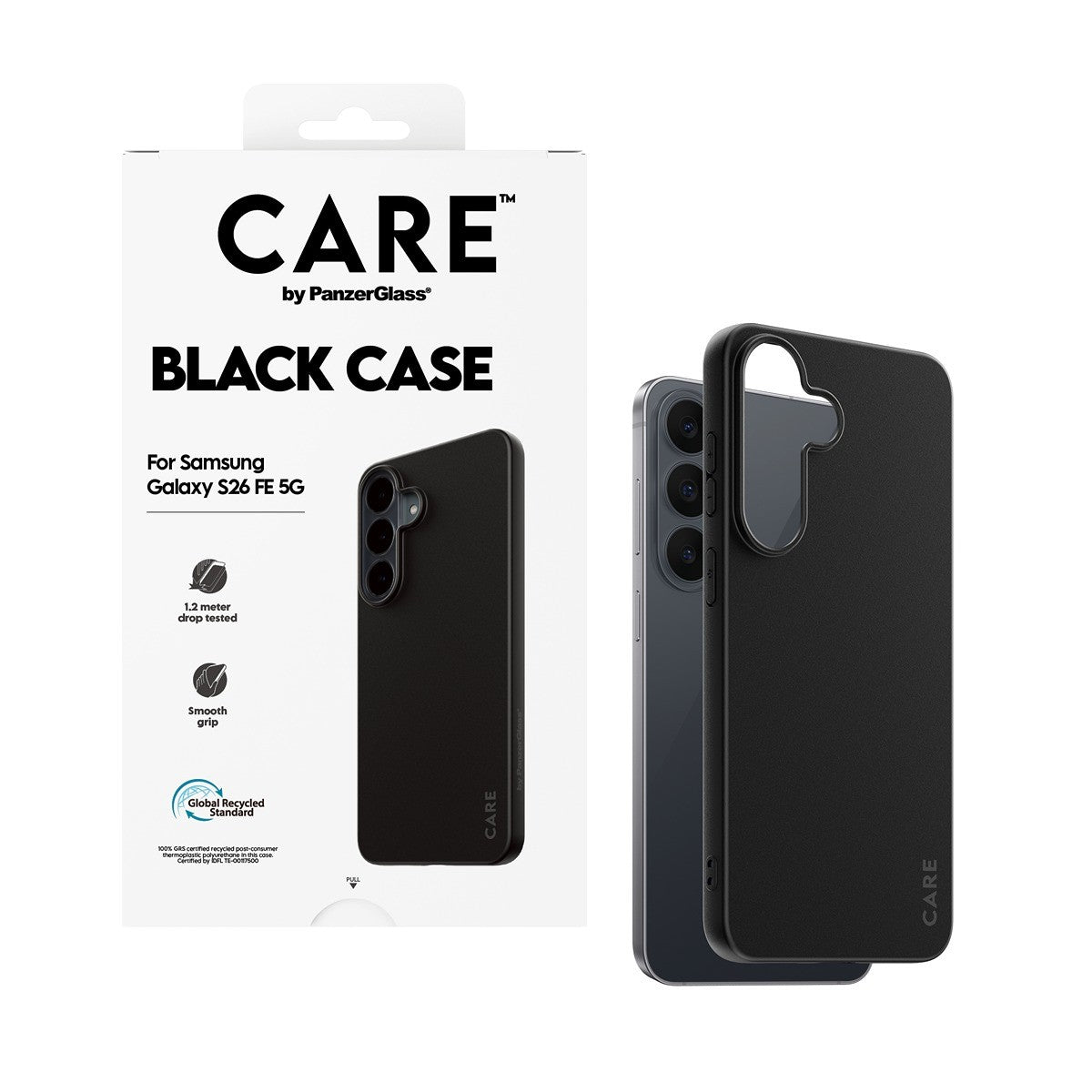 CARE by PanzerGlass Samsung Galaxy S26 FE Kuori TPU Musta