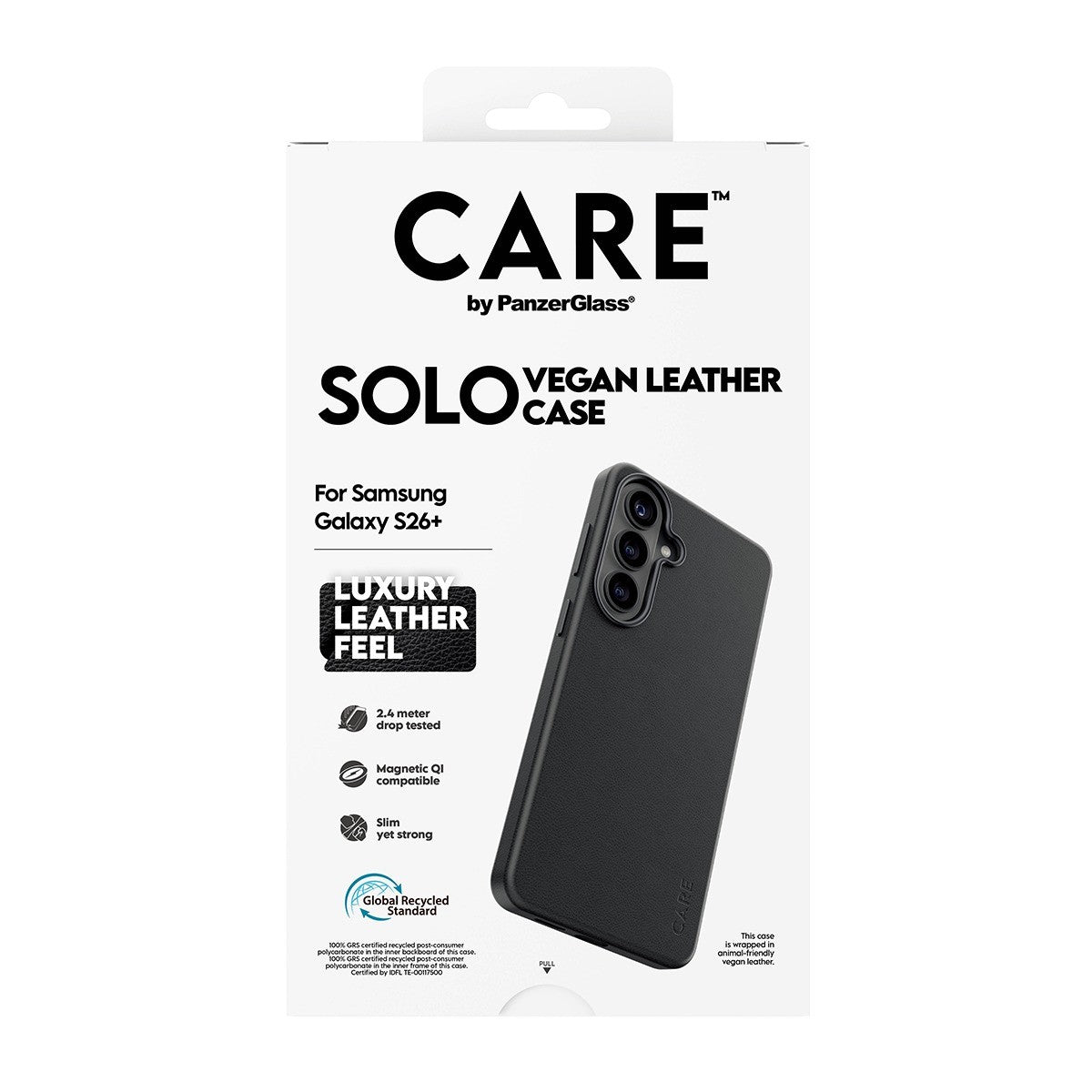 CARE by PanzerGlass Samsung Galaxy S26 Plus Kuori Solo MagSafe Musta