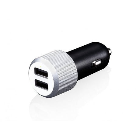 Just Mobile Highway Max Autolaturi Micro USB-liittimellä ja kahdella portilla
