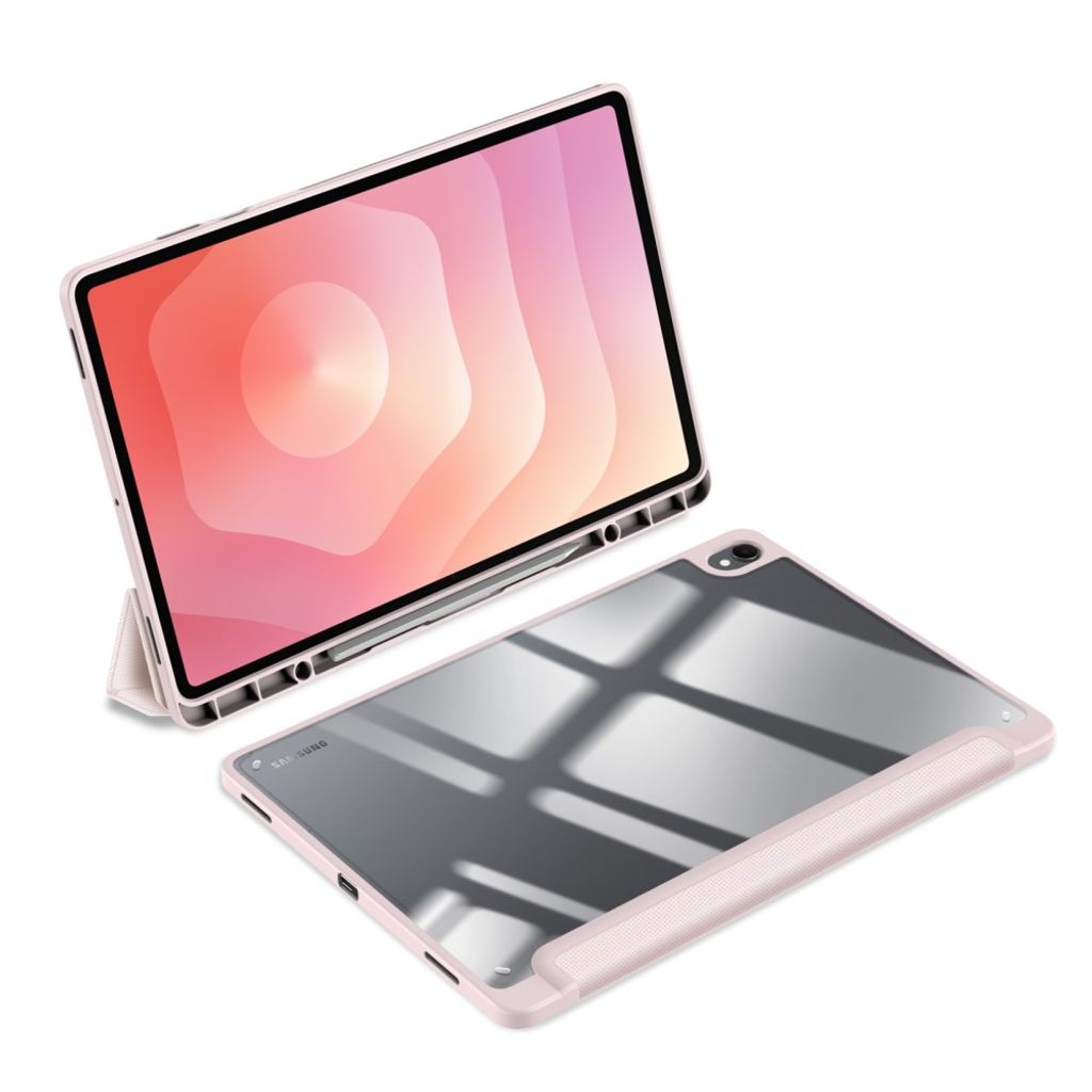 Dux Ducis Samsung Galaxy Tab S12 Plus Kotelo TOBY Series Vaaleanpunainen
