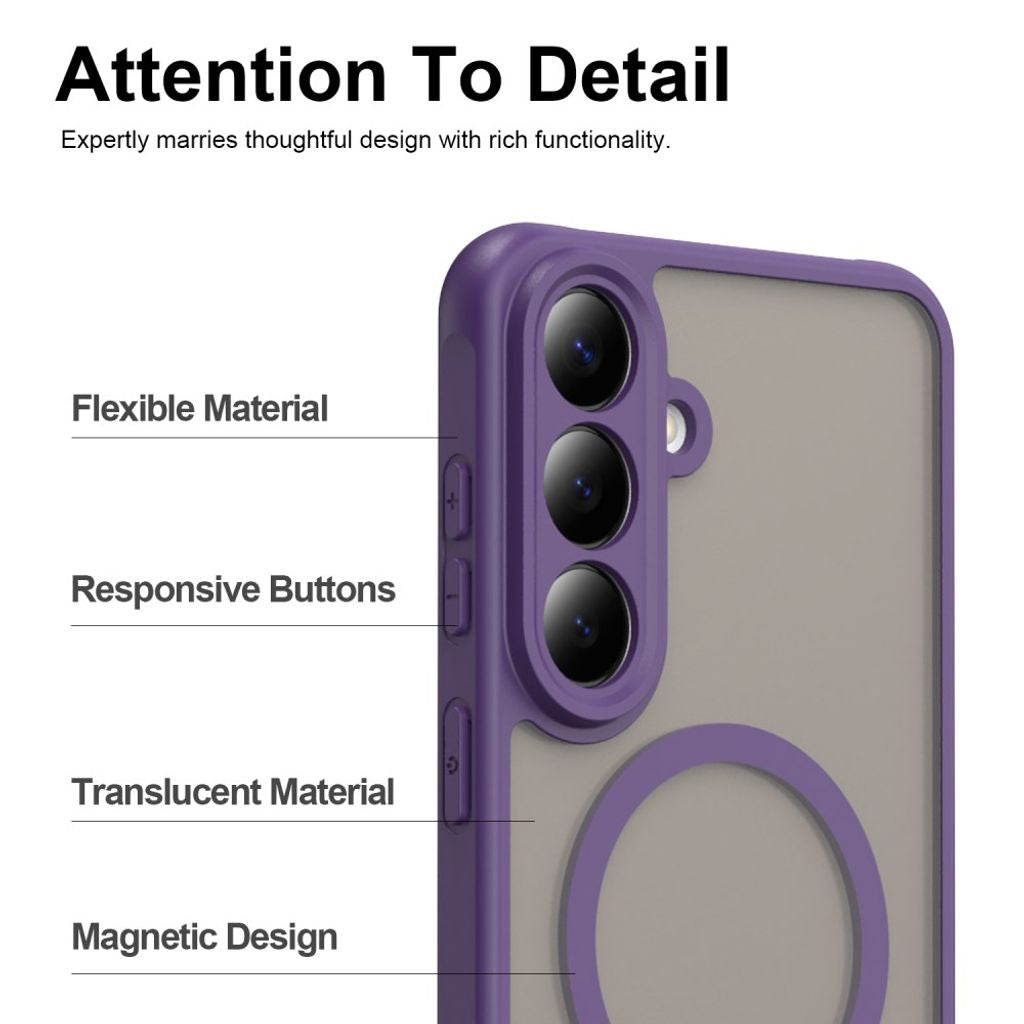 Samsung Galaxy S26 FE Kuori Himmeä MagSafe Violetti