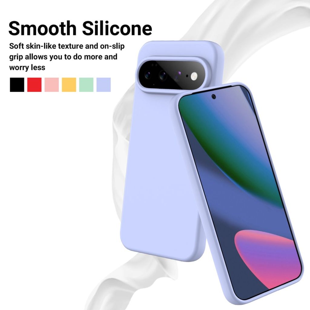 Google Pixel 11 Pro XL Kuori Remmillä Silikoni Violetti