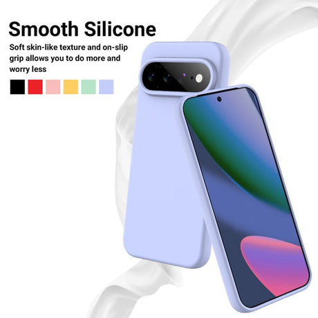 Google Pixel 11 Pro XL Kuori Remmillä Silikoni Violetti