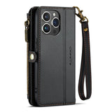 CaseMe iPhone 13 Pro Max Kotelo C36 Series Musta