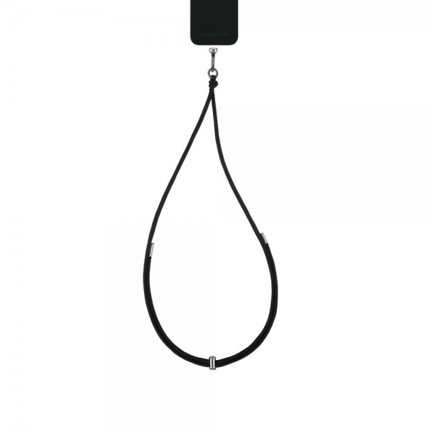 Ideal of Sweden Cord Puhelinranneke Hiilenmusta