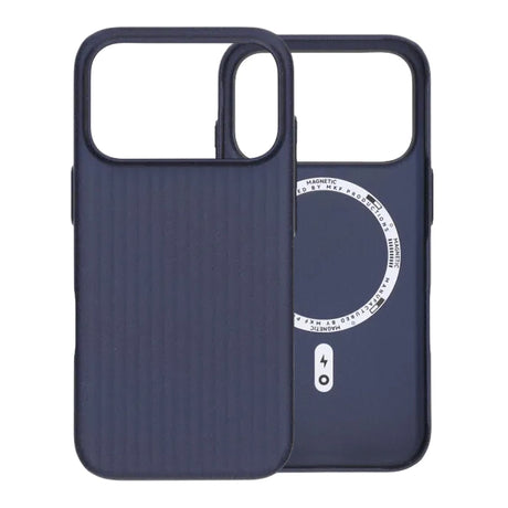 iPhone 17 Pro Max Kuori Korrugerat MagSafe Sininen