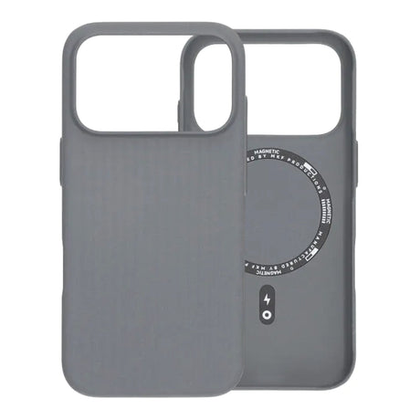 iPhone 17 Pro Max Kuori Korrugerat MagSafe Harmaa