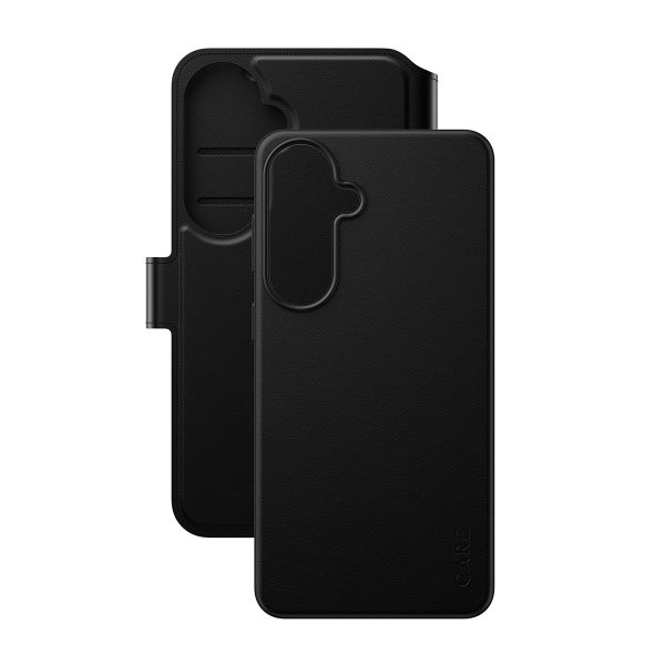 CARE by PanzerGlass Samsung Galaxy S26 Plus -kotelo Tango Two-in-One Wallet MagSafe Musta