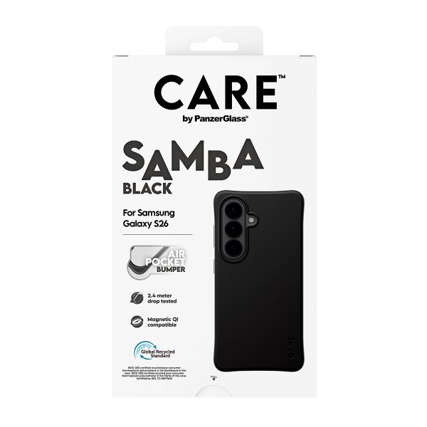 CARE by PanzerGlass Samsung Galaxy S26 Kuori Samba MagSafe Musta