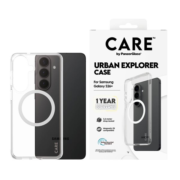CARE by PanzerGlass Samsung Galaxy S26 Plus Urban Explorer MagSafe Transparent kuori