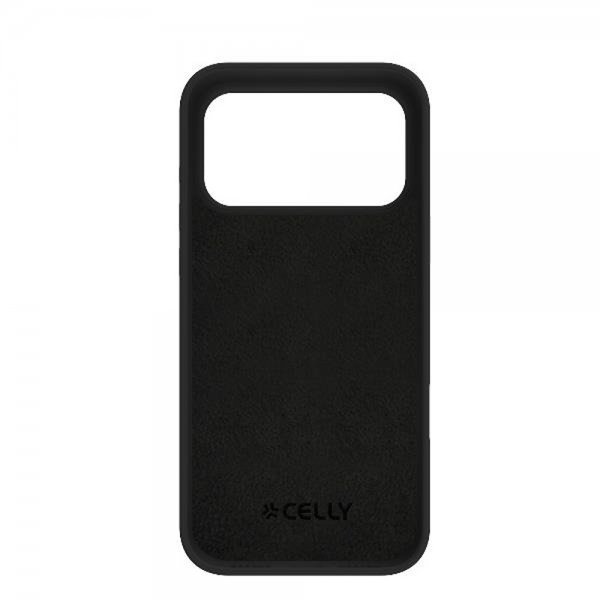 Celly iPhone 17 Pro Max -suojakuori CROMO, musta