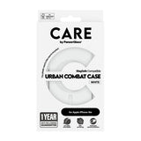 CARE by PanzerGlass iPhone 16e/17e Urban Combat MagSafe -suojakuori, valkoinen