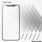 Copter iPhone 6/6S/7/8/SE Näytönsuoja Exoglass Curved Musta