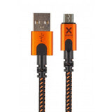 Xtorm Xtreme USB-A–Micro-USB-kaapeli 1,5 m musta/oranssi