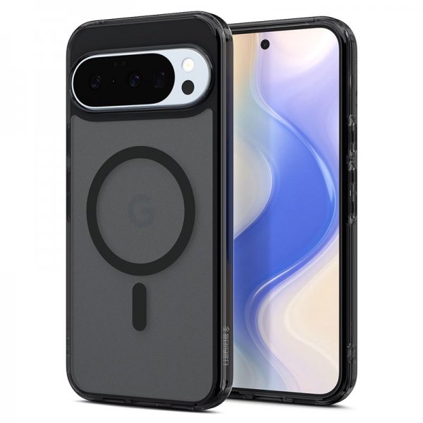 Spigen Google Pixel 10/Pixel 10 Pro Suojakuori Ultra Hybrid MagFit Frost Black