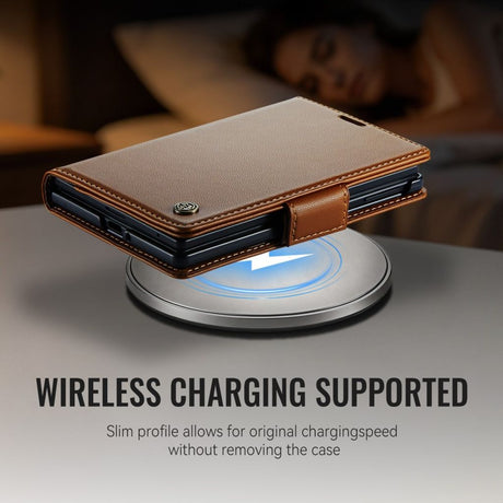 CaseMe Samsung Galaxy Z Fold 8 Kotelo 023 Series Ruskea
