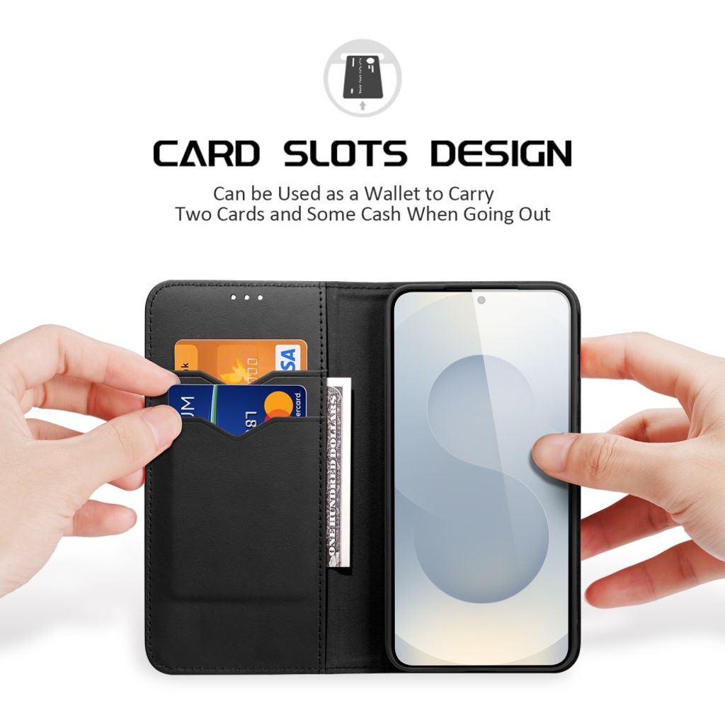 Dux Ducis Samsung Galaxy S26 Kotelo Hivo Series Musta