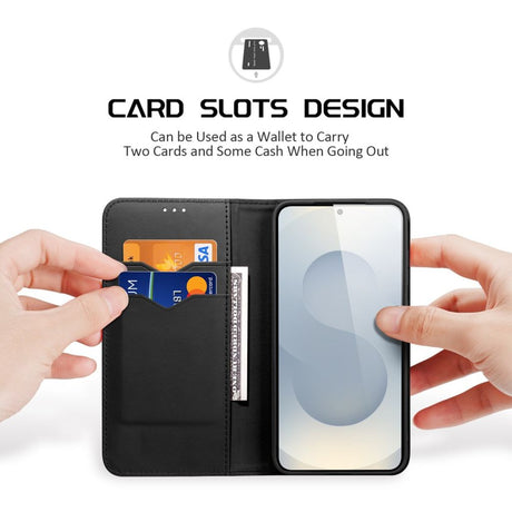 Dux Ducis Samsung Galaxy S26 Kotelo Hivo Series Musta