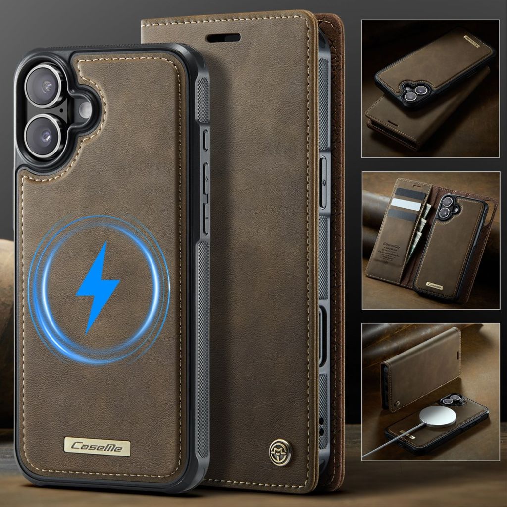 CaseMe iPhone 17 Kotelo C49 Series Ruskea