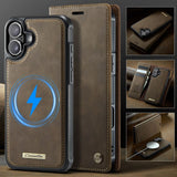 CaseMe iPhone 17 Kotelo C49 Series Ruskea