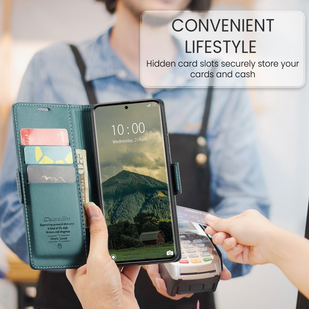 CaseMe Xiaomi Redmi Note 14 Pro 5G/14 Pro Plus 5G Kotelo 023 Series Vihreä
