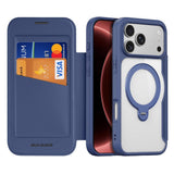 Dux Ducis iPhone 17 Pro Max/18 Pro Max Kotelo Skin X Pro Series Kickstand MagSafe Sininen