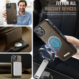 CaseMe iPhone 13 Kotelo C49 Series Ruskea