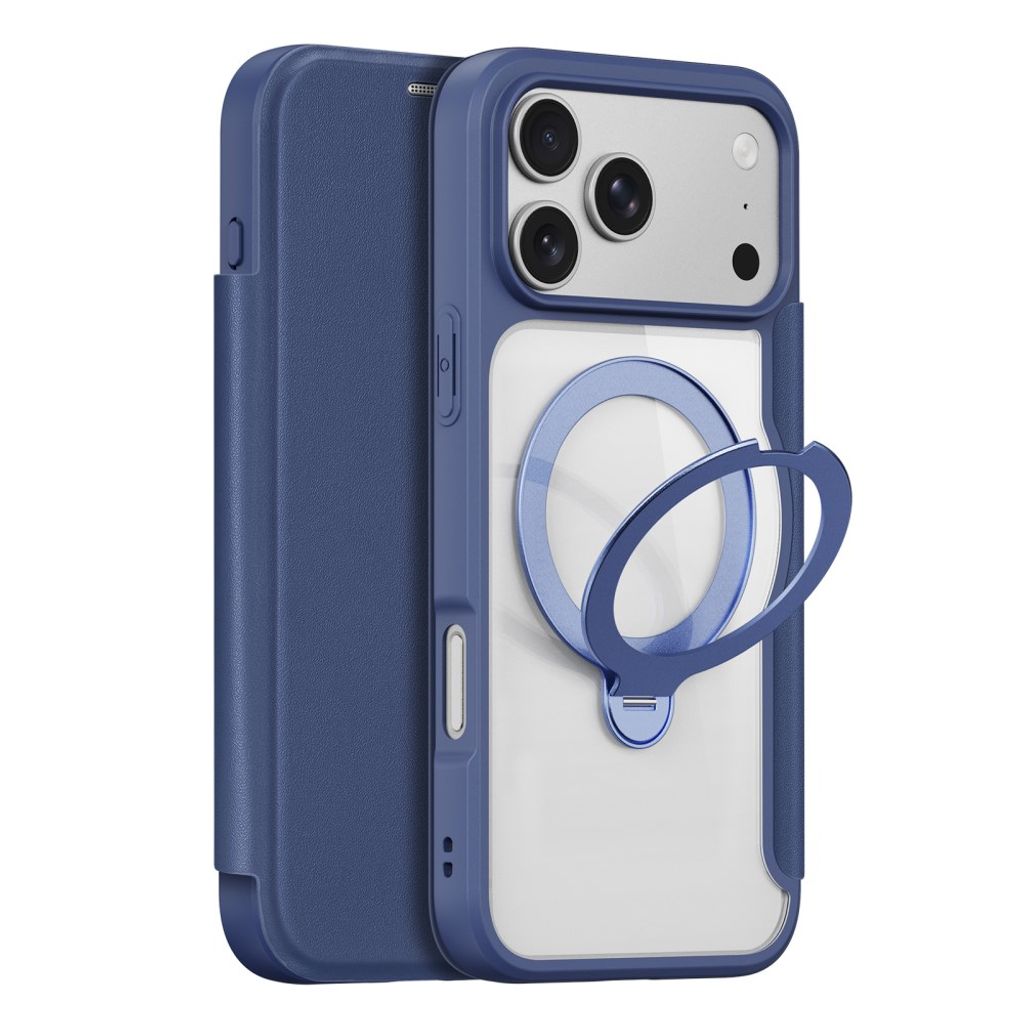 Dux Ducis iPhone 17 Pro Max/18 Pro Max Kotelo Skin X Pro Series Kickstand MagSafe Sininen