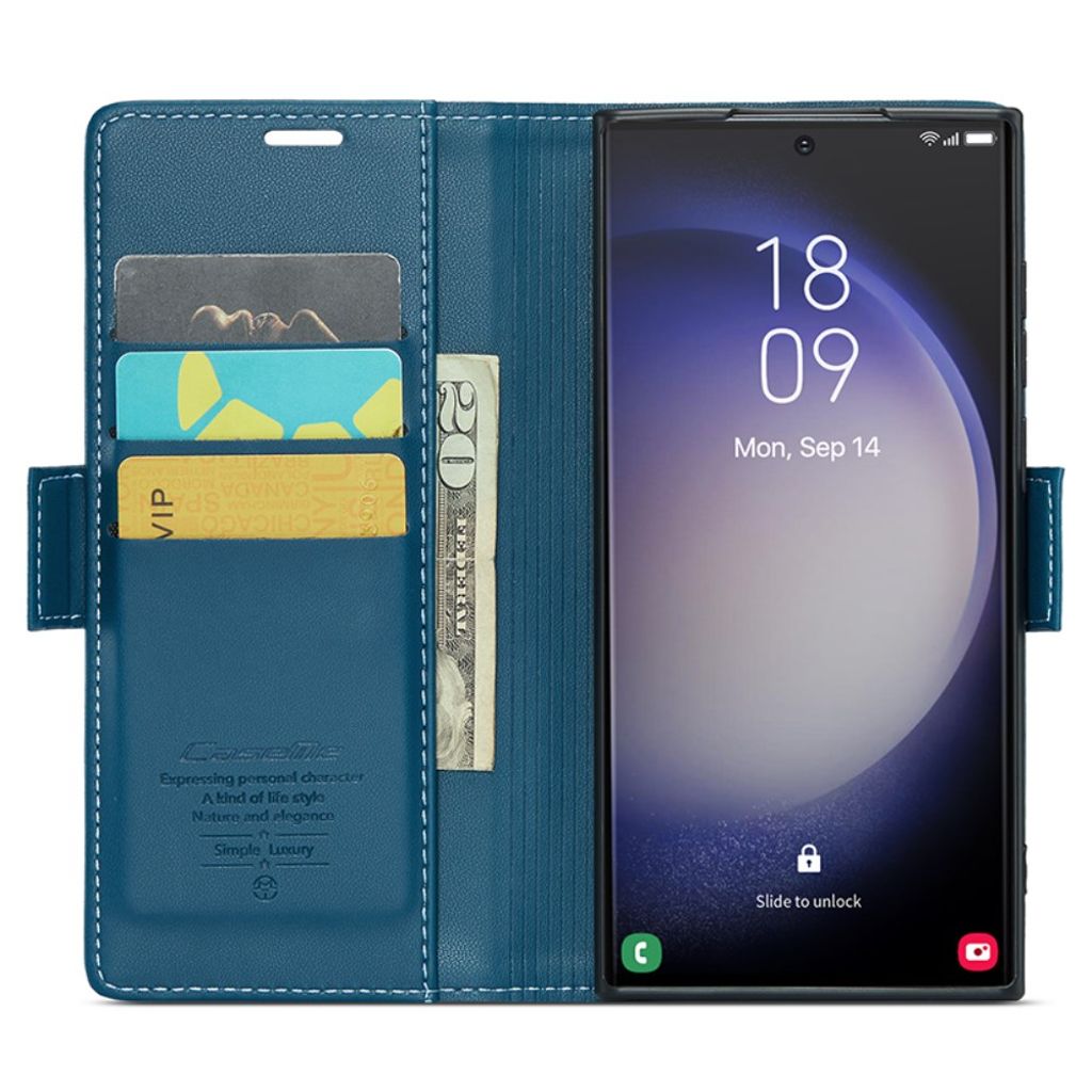 CaseMe Samsung Galaxy S24 Ultra Kotelo 023 Series Sininen
