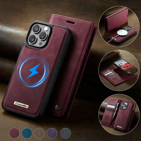 CaseMe iPhone 13 Pro Kotelo C49 Series Punainen