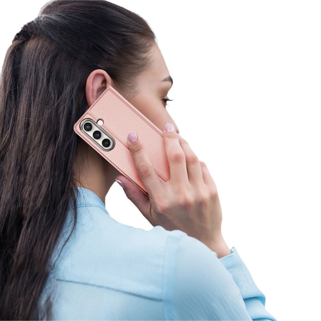 Dux Ducis Samsung Galaxy S25 FE Kotelo Skin Pro Series Vaaleanpunainen