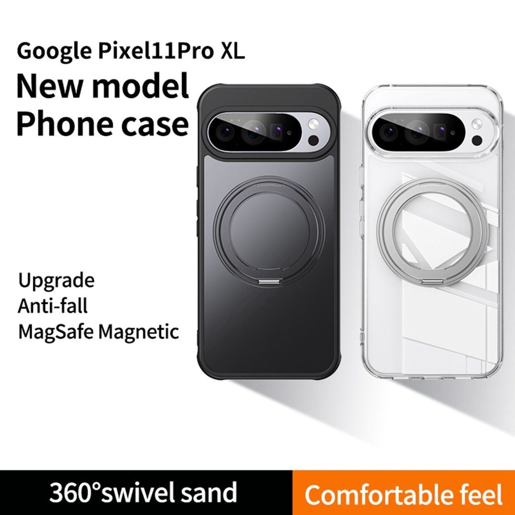 Google Pixel 11 Pro XL Kuori MagSafe rengas Musta