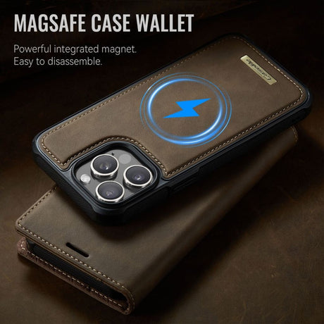 CaseMe iPhone 13 Pro Kotelo C49 Series Ruskea