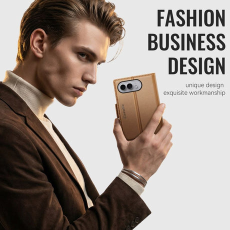 CaseMe iPhone Duo Kotelo 023 Series Ruskea