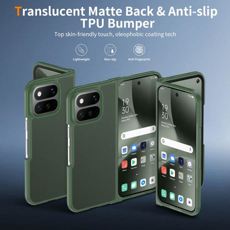 Google Pixel 11 Pro Fold Kuori Huurteinen Vihreä