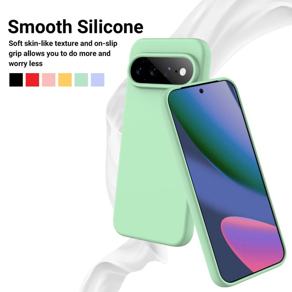 Google Pixel 11 Pro XL Kuori Remmillä Silikoni Vihreä