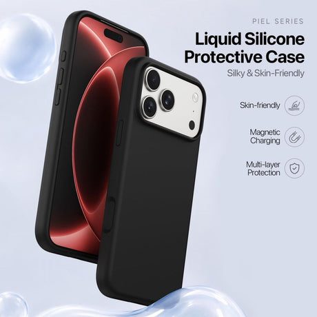 Dux Ducis iPhone 17 Pro/iPhone 18 Pro Kuori Piel Series MagSafe Musta