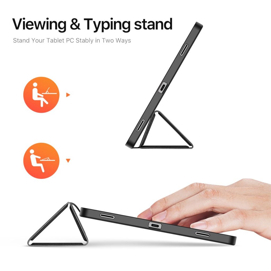 Dux Ducis Samsung Galaxy Tab S11 Kotelo DOMO Series Musta