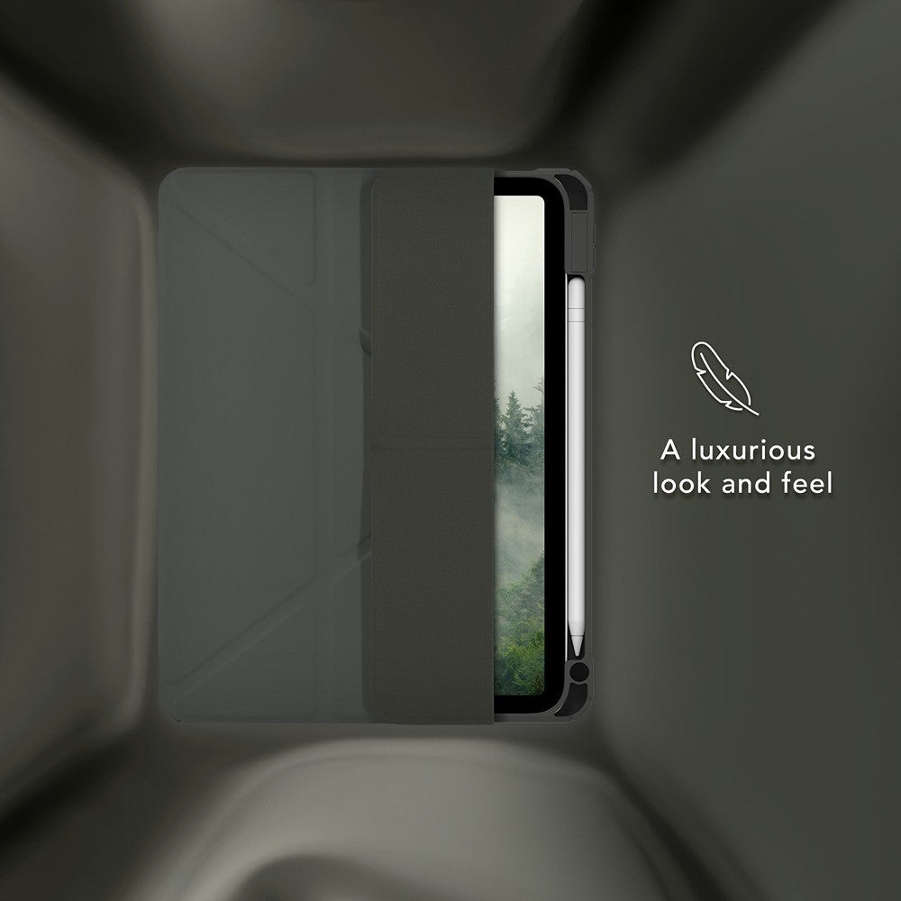dbramante1928 iPad 10.9 (gen 10)/iPad 11 (A16) Kotelo London ICON Forest Shadow