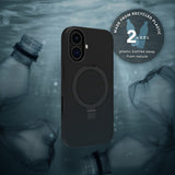 dbramante1928 iPhone 16 Kuori Roskilde MagSafe Kick ICON Midnight