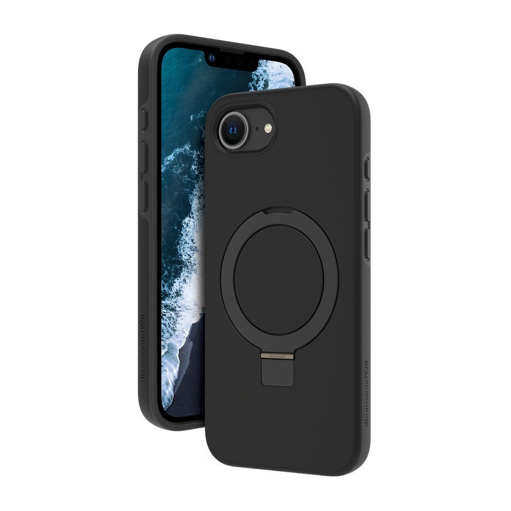 dbramante1928 iPhone 16e/17e Kuori Iceland Pro MagSafe Kick Musta