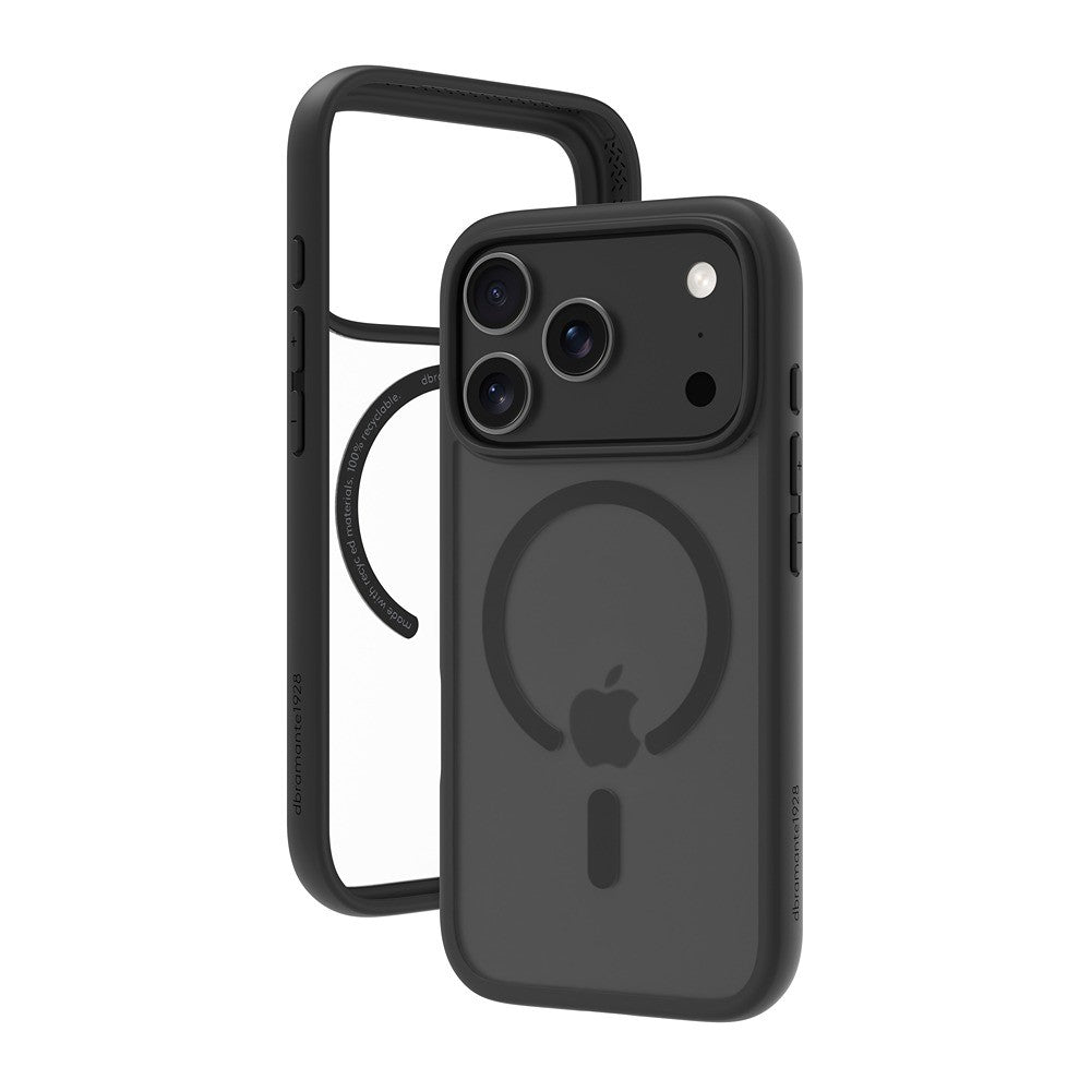 dbramante1928 iPhone 17 Pro/iPhone 18 Pro Kuori Grenen MagSafe Musta