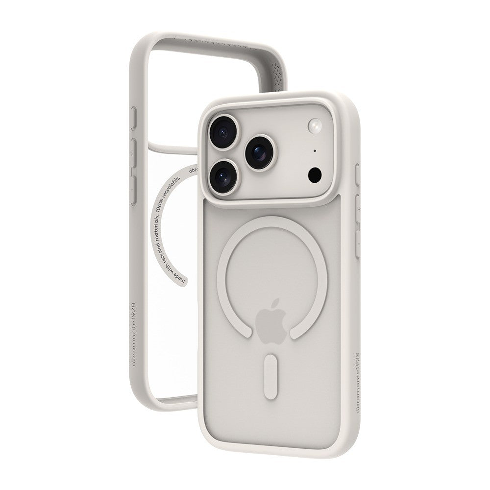 dbramante1928 iPhone 17 Pro/iPhone 18 Pro Kuori Grenen MagSafe Valkoinen