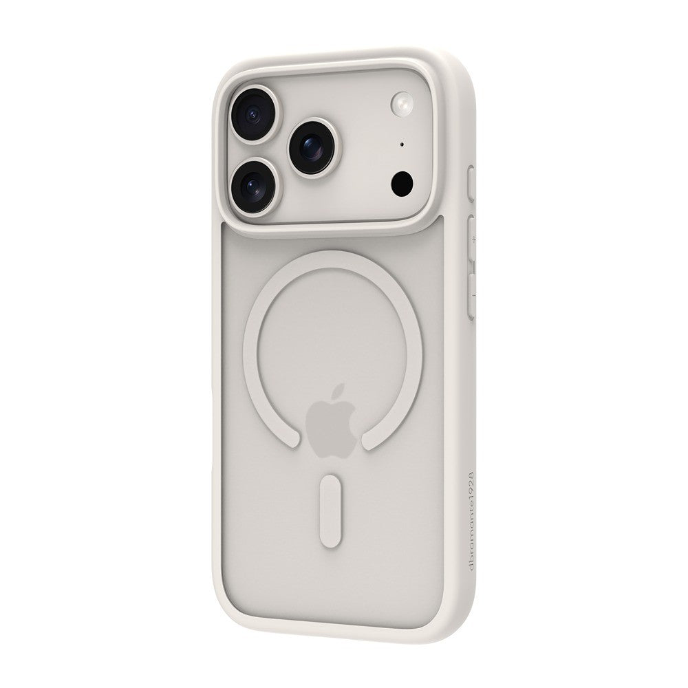 dbramante1928 iPhone 17 Pro/iPhone 18 Pro Kuori Grenen MagSafe Valkoinen
